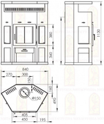 Печь-Камин Енисей