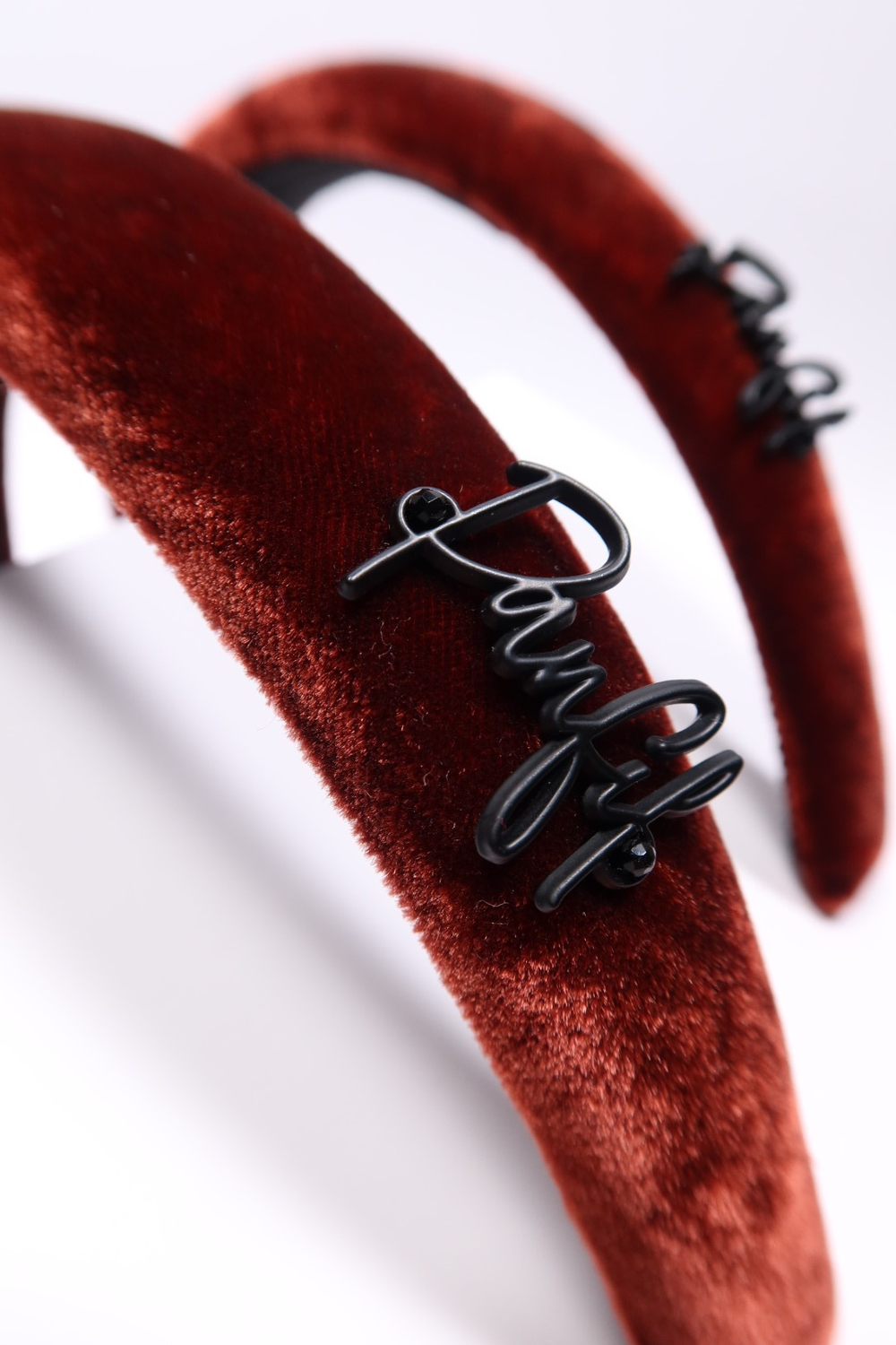 Ободок оранжевый средний