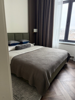 Покрывало BOUCLE 220x240 серо-коричневый
