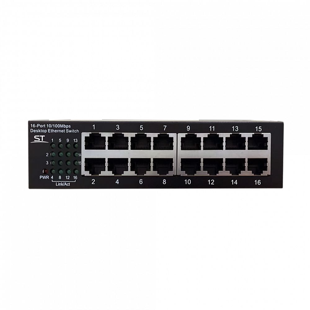Коммутатор на 16 Ethernet портов ST-ES161M (без БП) (Транспортный сертификат ПП 969)
