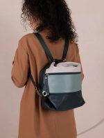 Сумка рюкзак через плечо большая шоппер