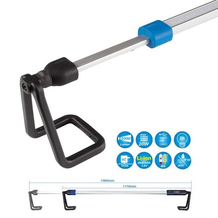 Цена на KING TONY (9TA34A) Фонарь светодиодный, под капот автомобиля, 50 элементов, Li-Ion, 3,6 В