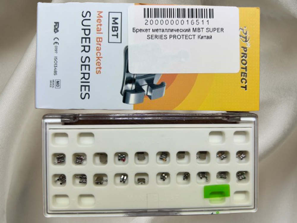 Брекет металлический MBT SUPER SERIES PROTECT Китай