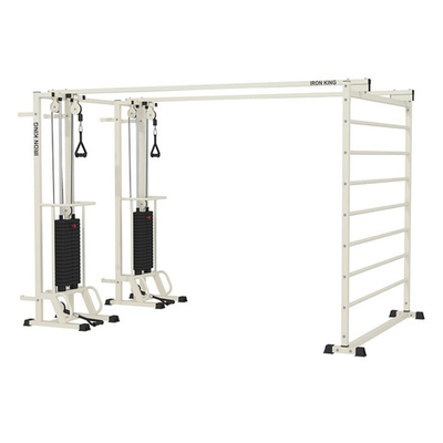 Сдвоенная рама и шведская стенка IK36 черный