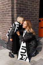 Стеганое пальто женское на утеплителе Alpolux