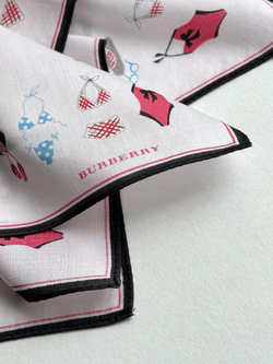 Платок розовый «Бикини» Burberry