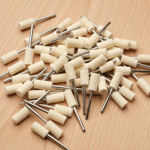 Насадка для дремеля // Плотный войлок, цилиндрическая