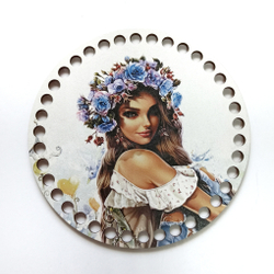 Донышко Девушка в венке