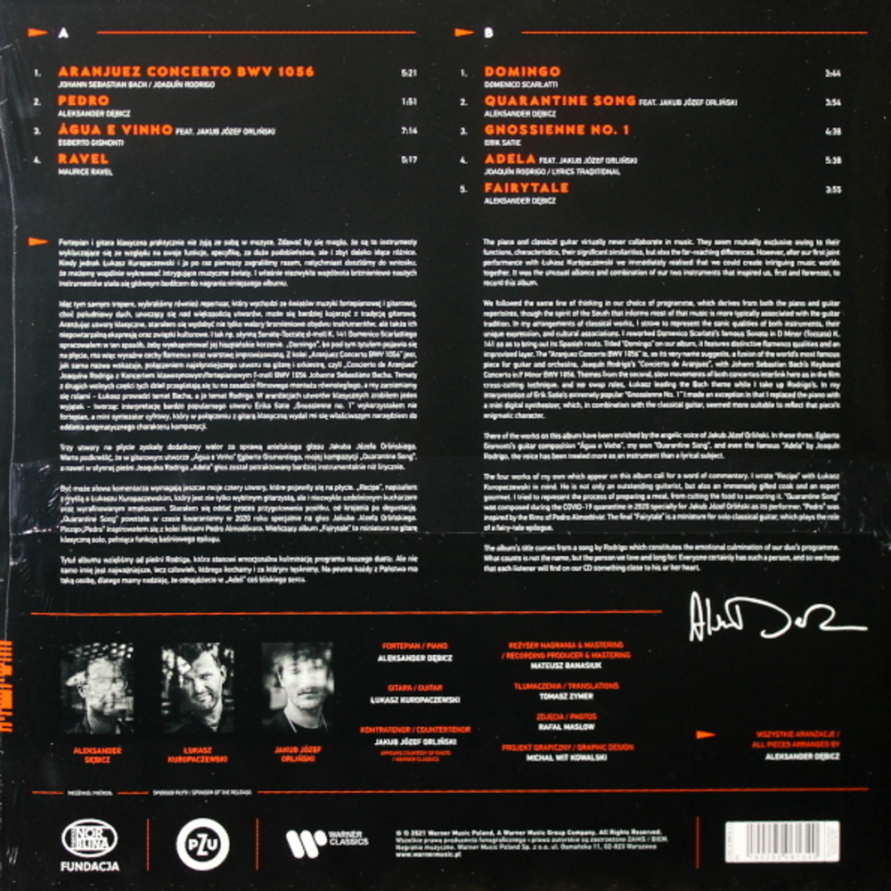 Aleksander Debicz, Lukasz Kuropaczewski With Jakub Josef Orlinski / Adela (Coloured Vinyl)(LP)