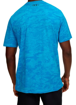 Мужская теннисная футболка Under Armour ABC Camo Short Sleeve - небесный