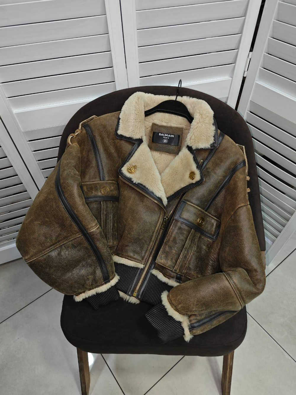Дубленка Balmain