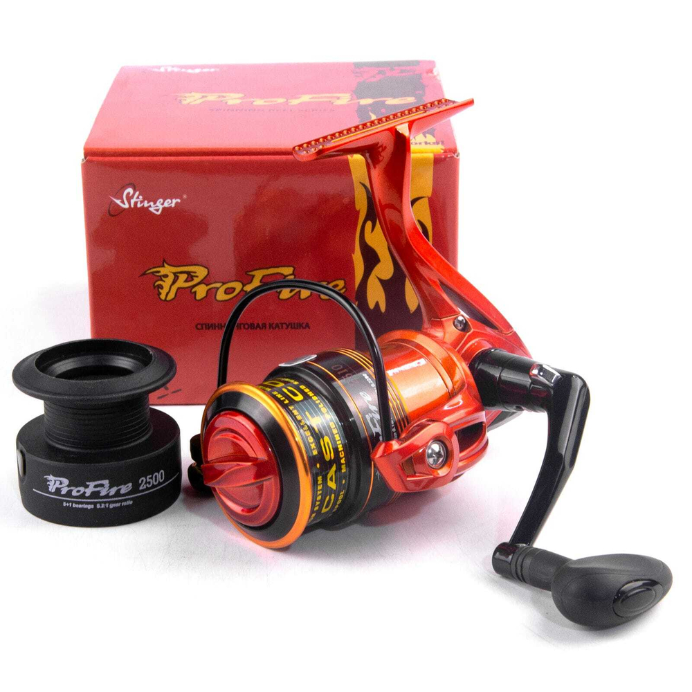 Катушка безынерционная Stinger Pro Fire 1500 (1500, 5+1BB, мет. шпуля)