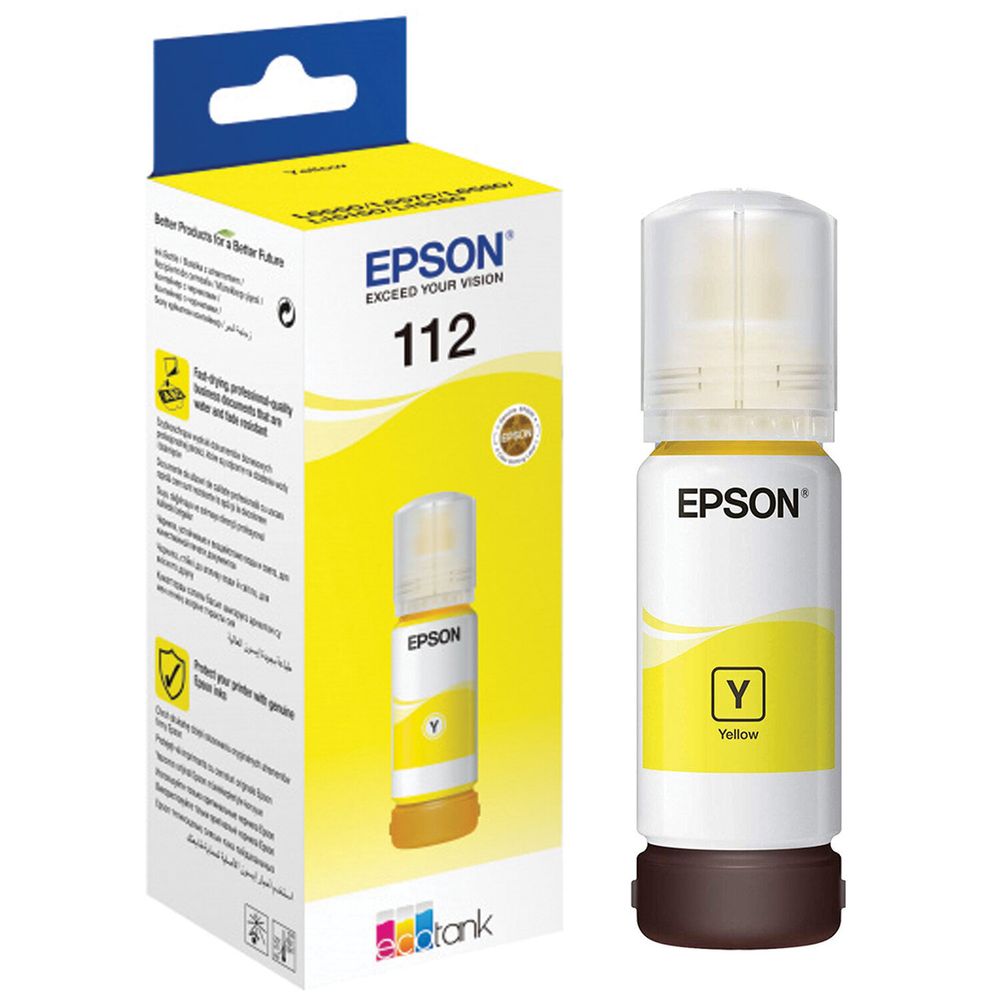 Чернила Epson 112 C13T06C44A желтый 70мл для Epson L11160/L15150/L15160