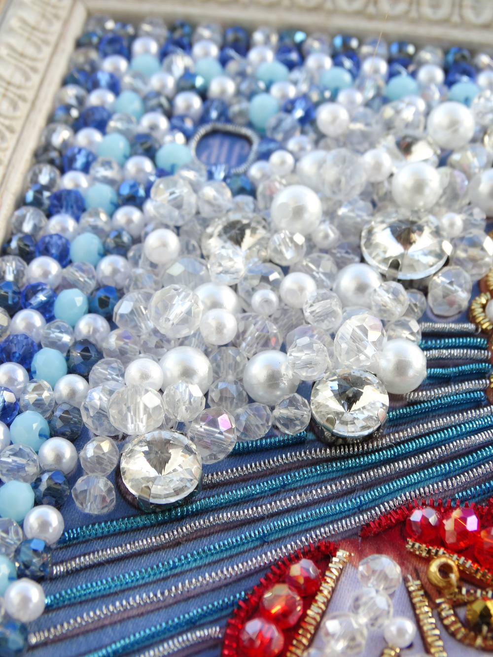 И-22а Набор для вышивания хрустальными камнями Покров Пресвятой Богородицы (мал.)