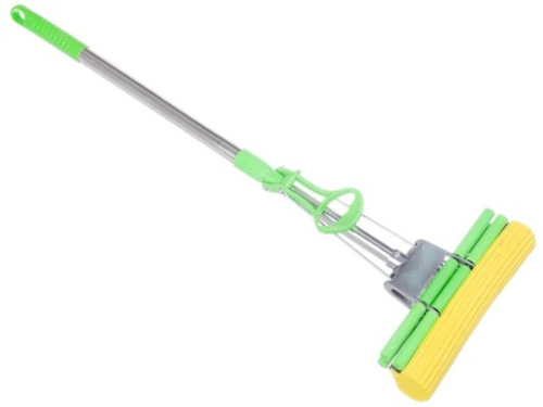 Швабра ПВА телескоп ручка 110см 2 ряда роликов стальной корпус VETTA (30шт/уп)