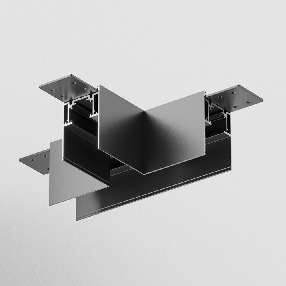 Соединитель T-образный для треков накладных Maytoni Accessories for tracks Gravity TRA010CT-41B
