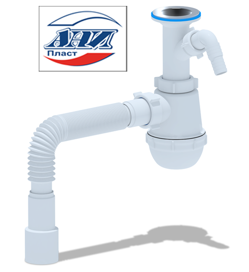 АНИ ГРОТ  А2015  Сифон 1 1/2 х 40 с НОС. с гоф (25