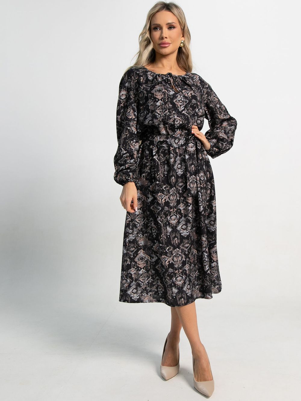 Платье Аура (черное) П15385-10М LT Collection