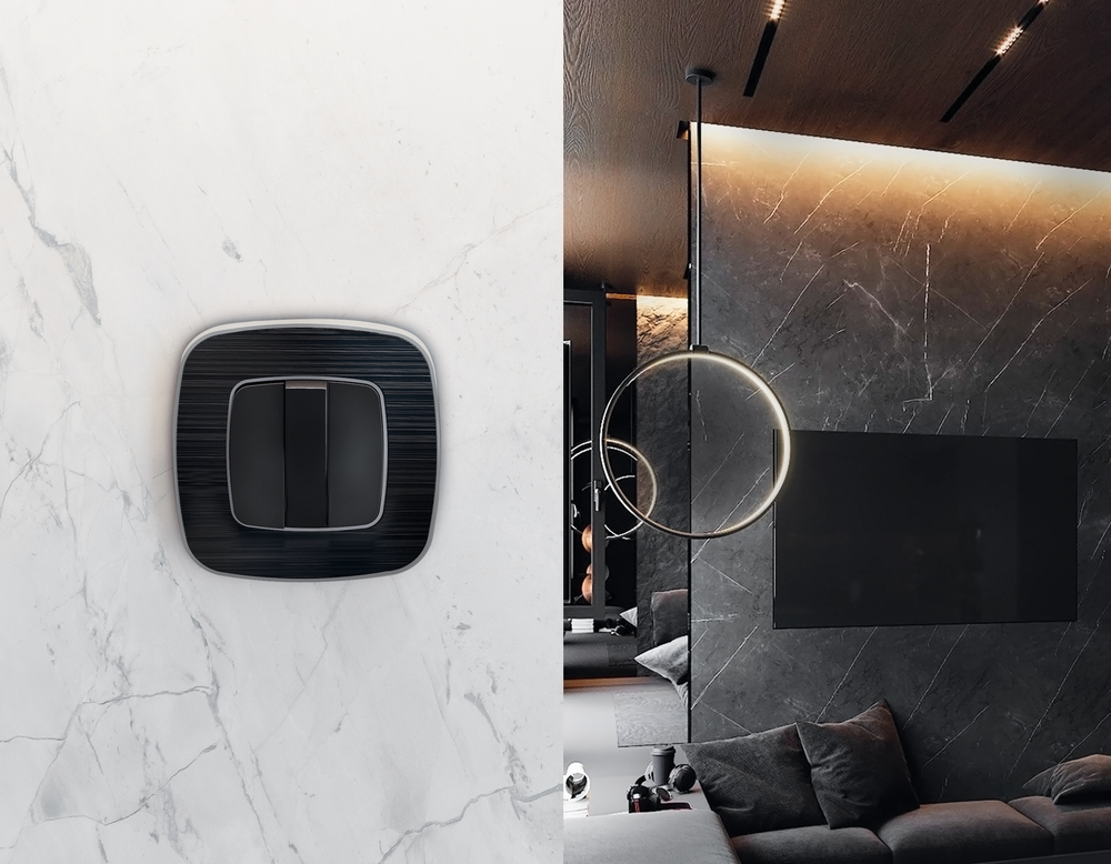 OF640532 Рамка OMEGA Coint (Черный Стекло органическое/Сталь) 2-ая