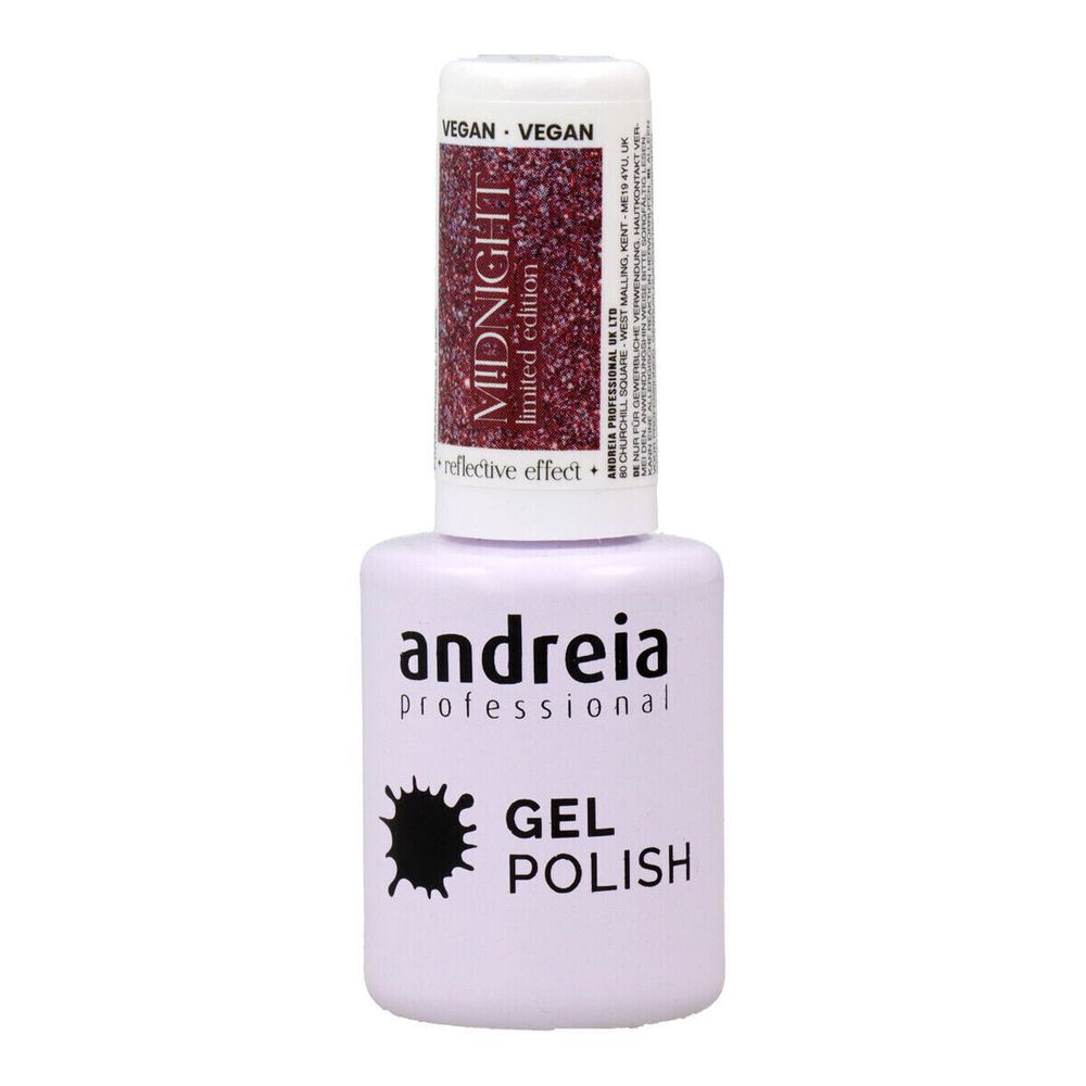 полуперманентный лак для ногтей Andreia Polish Reflective Colors Md3 Красный 10,5 ml