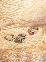 Кольцо Coeur de Lion Rose-Silver 18 мм 0501/40-1917 56 цвет розовый, серебряный