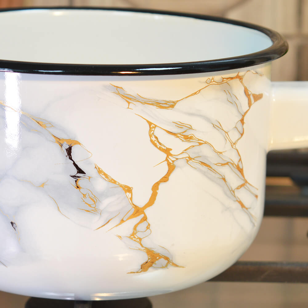 Ковш 1,5л эмалированный "Marble" тм Appetite