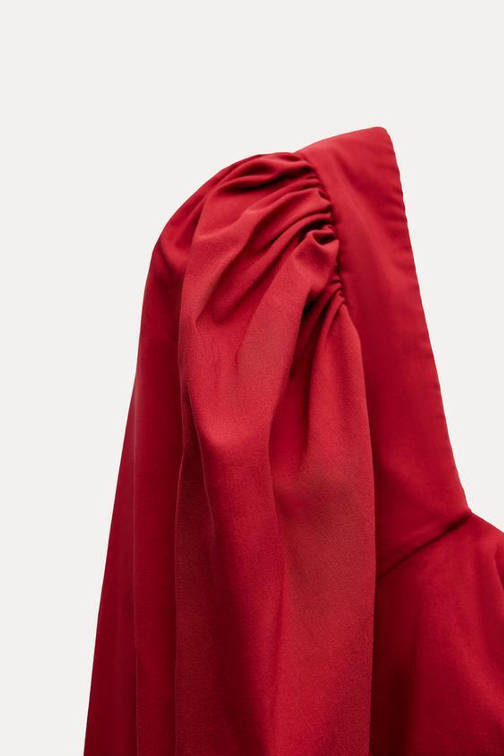 ZARA ОБЪЕМНЫЙ ТОП «СЕРДЕЧКО», КРАСНЫЙ