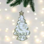 Елочная игрушка «Сладкая ёлочка» 7,5*1,5*14 см, Шампань