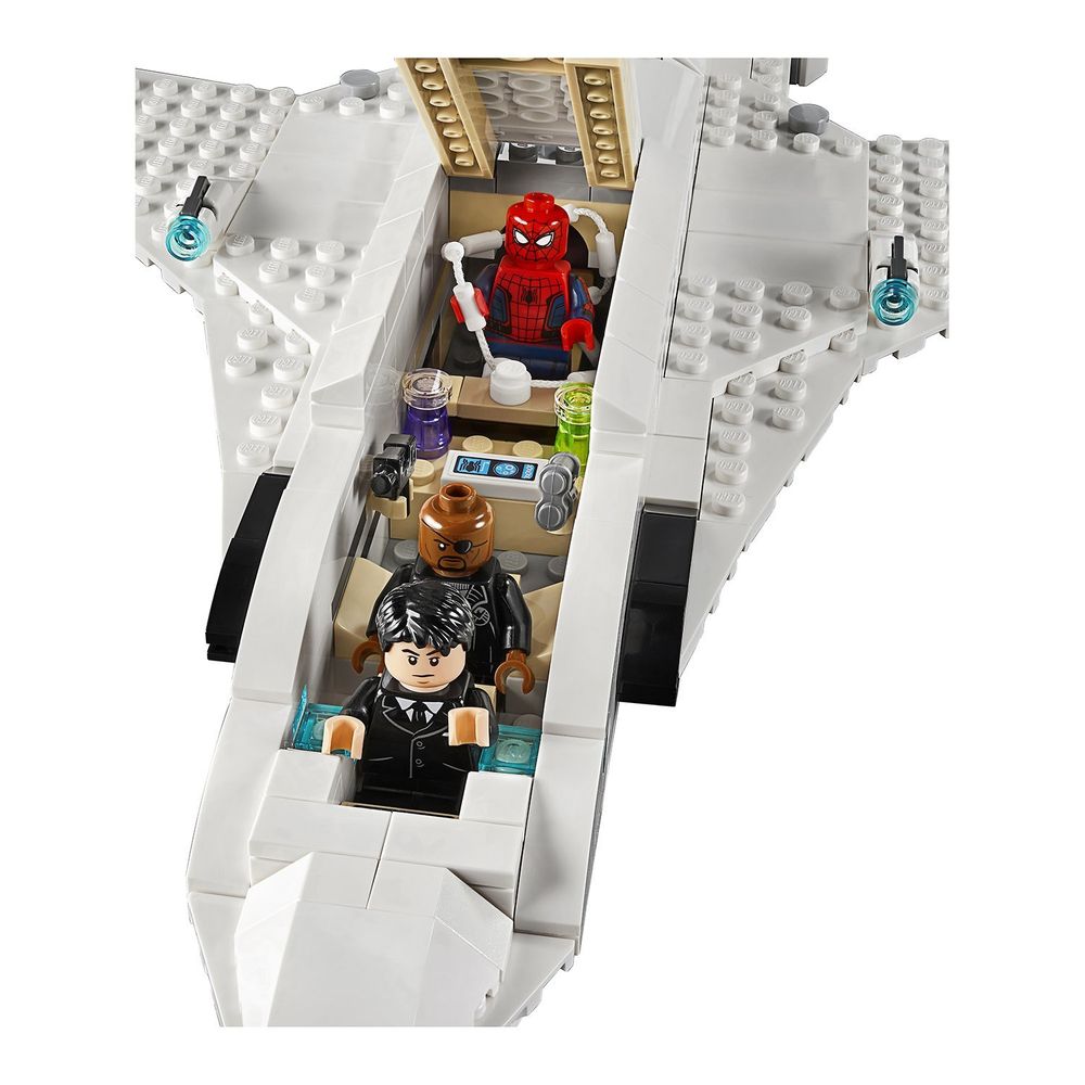 Реактивный самолёт Старка и атака дрона Marvel Super Heroes LEGO