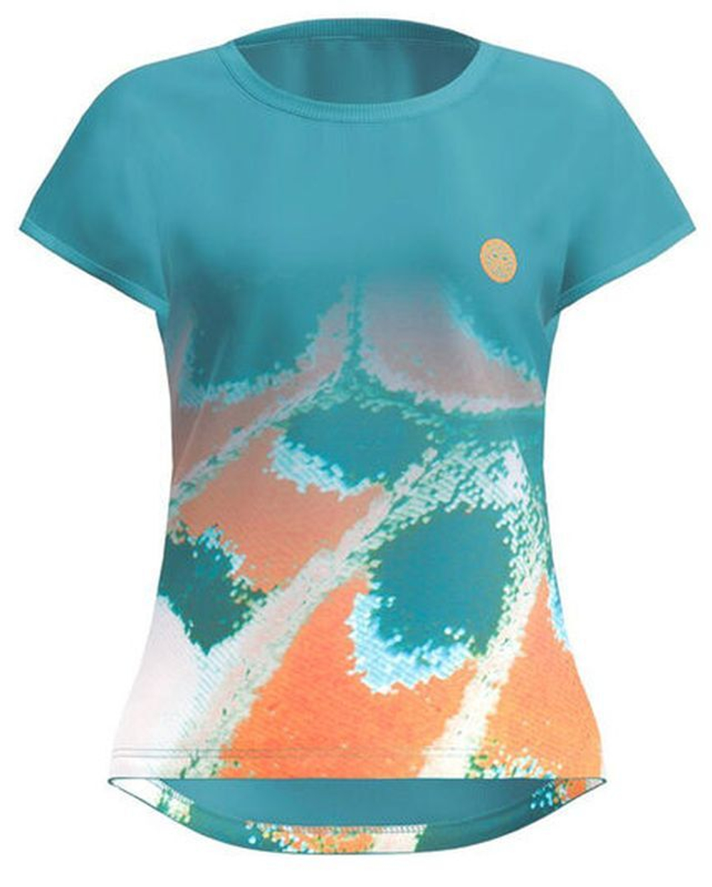 Женская теннисная футболка Bidi Badu Melbourne 2025 Capsleeve - разноцветный