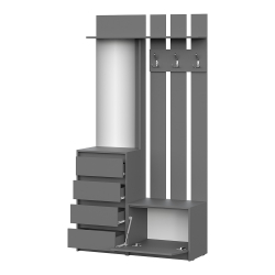 Вешалка Айден ВШ06-1100, Графит серый