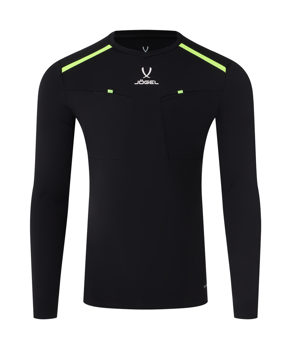 Футболка судейская с длинным рукавом DIVISION PerFormDRY Referee LS Tee, черный