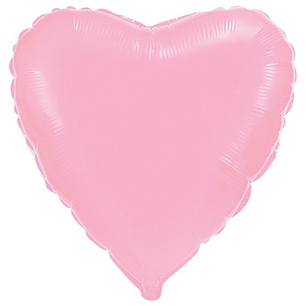 Шар Flexmetal Сердце 32" розовый пастель #206500RS