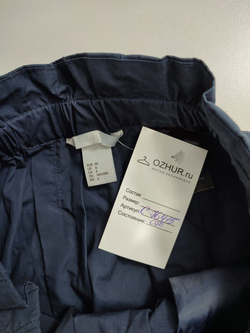 Юбка H&M темно-синяя 42 размер