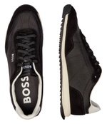 Кожаные кроссовки BOSS BLACK - черный(50517276)