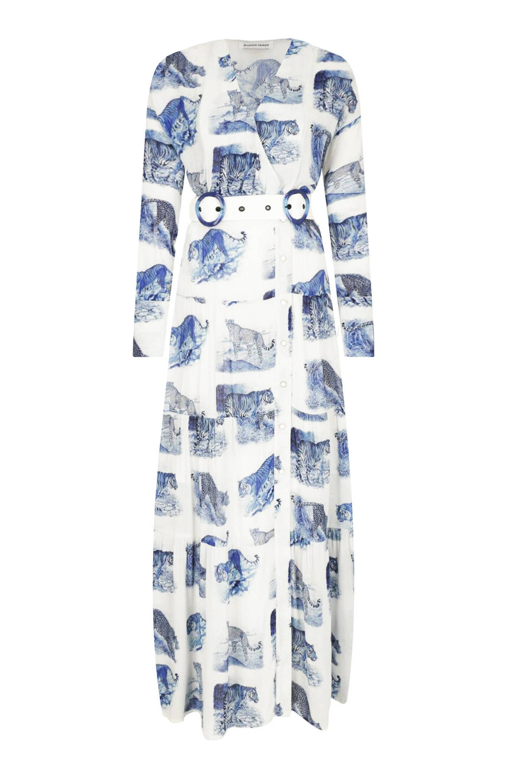 платье с ремешком peakes Silvian Heach - голубой(PGP21165VE)