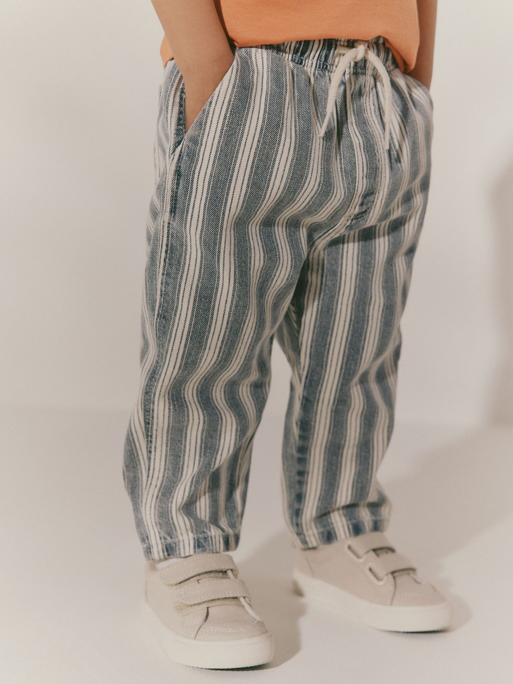 Джинсы для мальчика Next AD5-974, Молочный, Серый