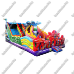 Коммерческий надувной батут "Хижина дракона", 15*8*6,3 м