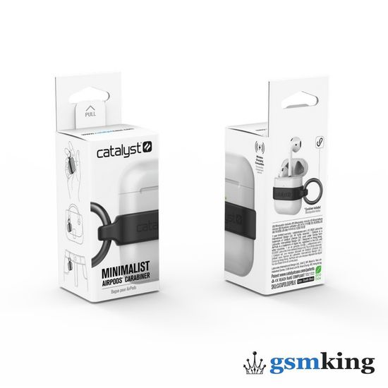 Catalyst Minimalist Case for AirPods 1 | 2 Stealth Black (Чёрный)