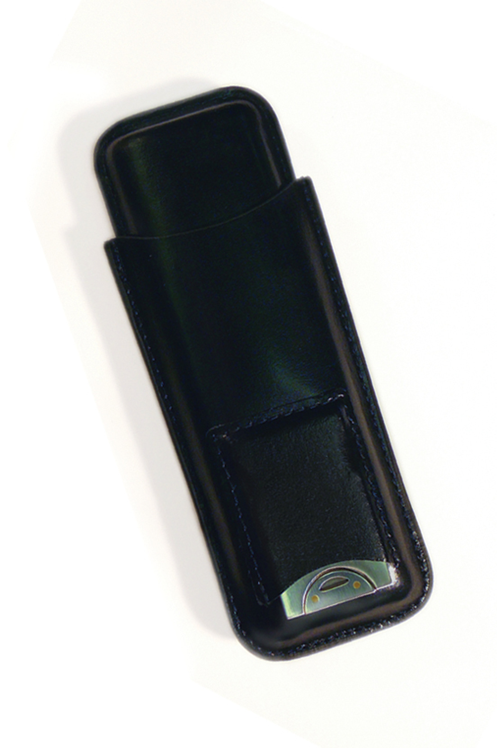 Футляр на 2 сигары c гильотиной Афисионадо LCG2/BLK