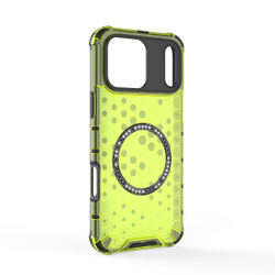 Прозрачный чехол Honeycomb Magnetic Case для iPhone 17 Pro Max