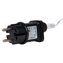 ULD-B12006-195-TTK WHITE IP44 Бахрома светодиодная с эффектом мерцания. 12м. Соединяемая. 195 светодиодов. Белый свет. Провод прозрачный. ТМ Uniel