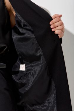 Пиджак свободный костюмный черного цвета