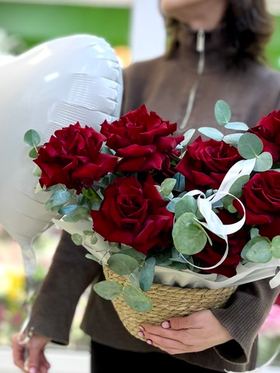 Композиция «Красное сердце»