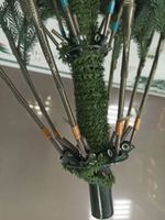 Заснеженная ель с шишками «Амелия» (литая хвоя) 150 см / 1.5 м