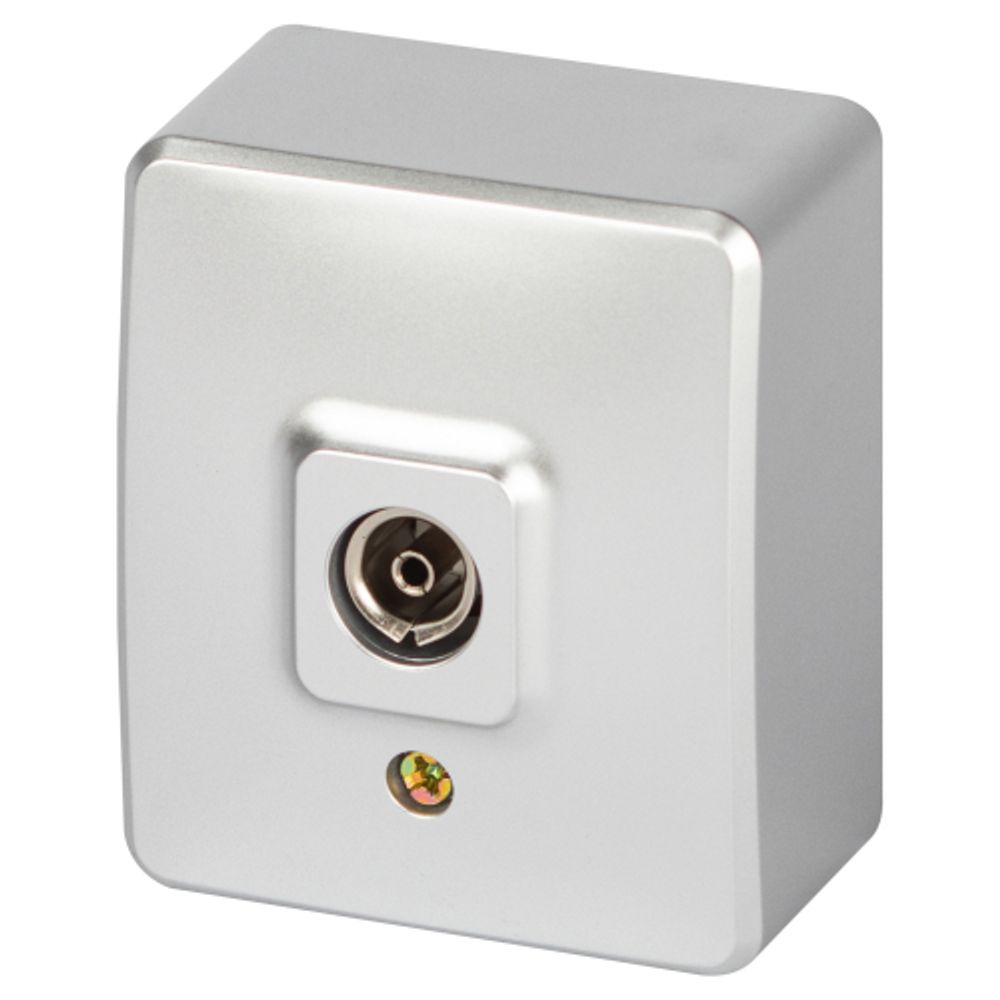 Розетка ЭРА Эксперт 11-3201-03 TV одиночная, IP20, ОУ, алюминий | Эра Эксперт