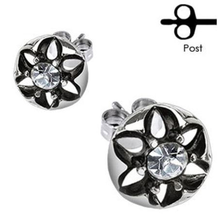 Серьги из стали