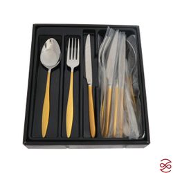 Набор столовых приборов Artful Kosk Gold 24 пр.