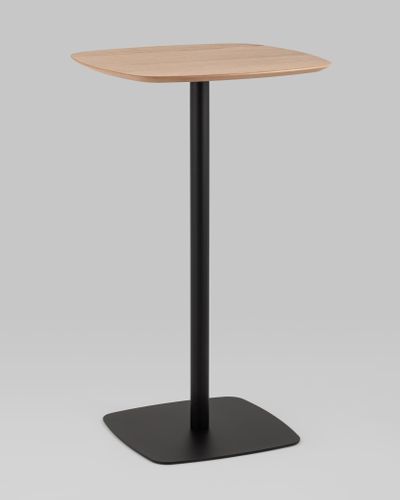 Стол барный Form 60*60 светлое дерево/черный