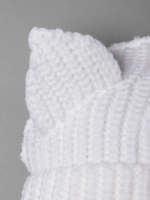 Шапка для подростка на осень с ушками